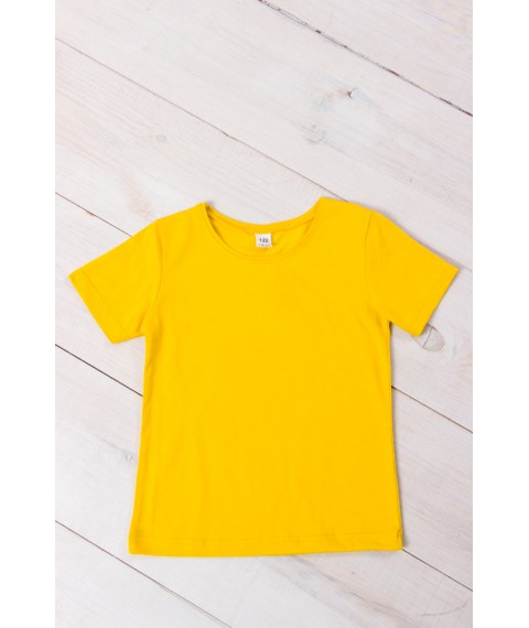 Children's T-shirt Wear Your Own 122 Yellow (6021-001V-v134)
