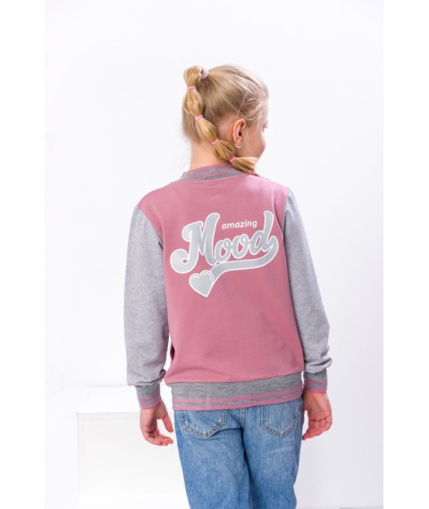Bomber for girls Wear Your Own 146 Pink (6029-057-33-5Н-v22)