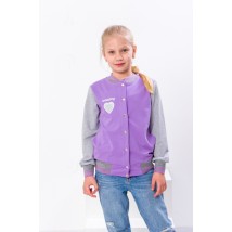 Бомбер для дівчинки Носи Своє 140 Фіолетовий (6029-057-33-5Н-v20)