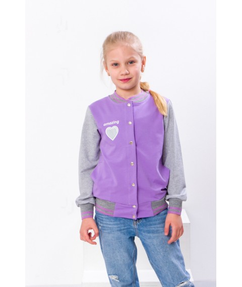 Bomber for girls Wear Your Own 140 Purple (6029-057-33-5Н-v20)