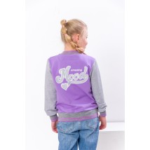 Бомбер для дівчинки Носи Своє 116 Фіолетовий (6029-057-33-5Н-v8)