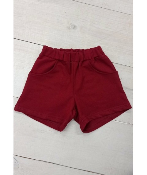 Shorts for girls Wear Your Own 116 Pink (6033-057-1-v131)