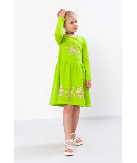 Dress for a girl Wear Your Own 122 Light green (6117-057-33-v0)