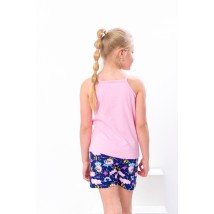 Set for girls (top+shorts) Wear Your Own 110 Blue (6120-043-33-v1)