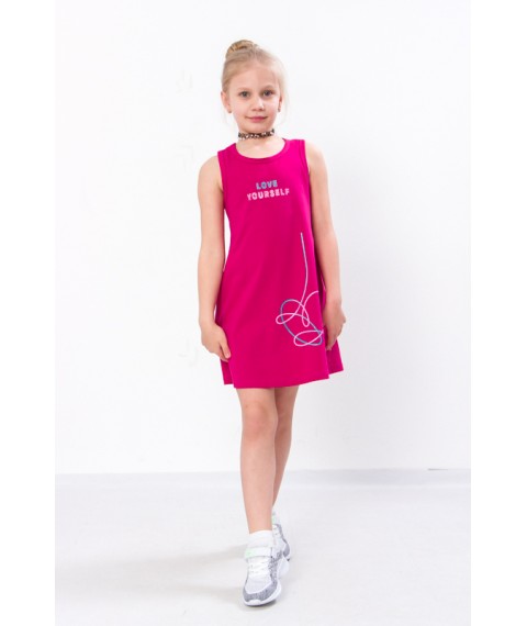 Dress for a girl Wear Your Own 116 Raspberry (6205-036-33-v16)