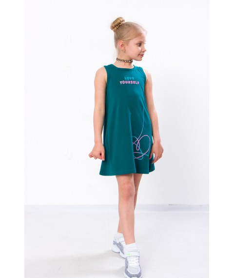 Dress for a girl Wear Your Own 134 Green (6205-036-33-v3)