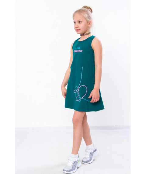 Dress for a girl Wear Your Own 134 Green (6205-036-33-v3)