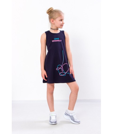 Dress for a girl Wear Your Own 110 Blue (6205-036-33-v19)