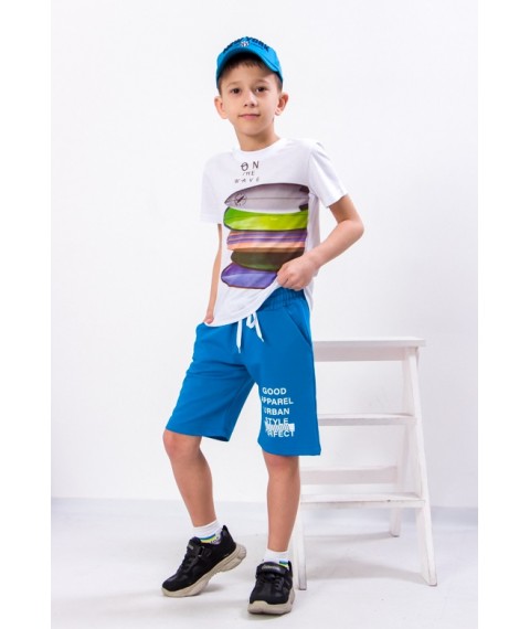 Breeches for a boy Wear Your Own 134 Blue (6208-057-33-1-v24)