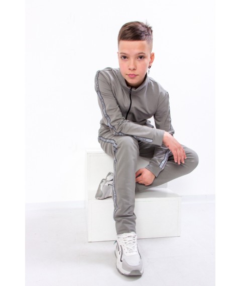 Suit for a boy (adolescent) Wear Your Own 134 Gray (6240-057-v24)