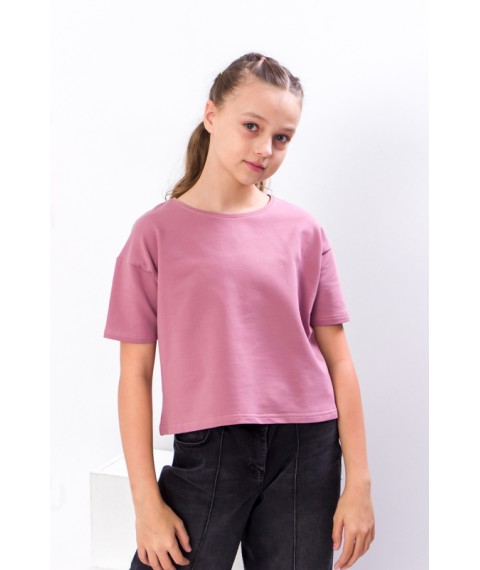 Short t-shirt for girls Wear Your Own 158 Pink (6249-057-v18)