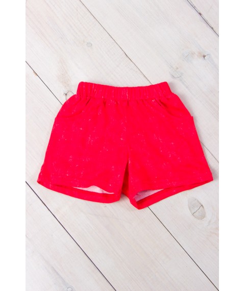 Shorts for girls Wear Your Own 122 Red (6262-002-v45)