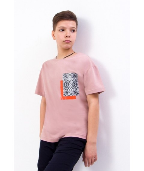T-shirt for a boy Carry Your Own 140 Pink (6263-057-33-v16)