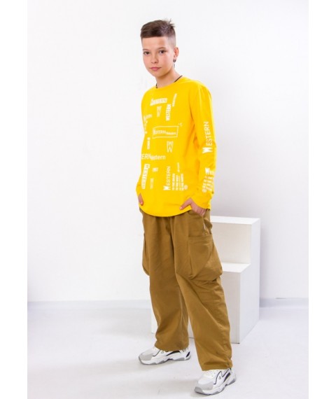 Jumper for a boy (adolescent) Wear Your Own 158 Yellow (6363-036-33-v10)