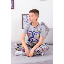 Піжама для хлопчика (підліткова) Носи Своє 140 Сірий (6376-002-33-1-v1)
