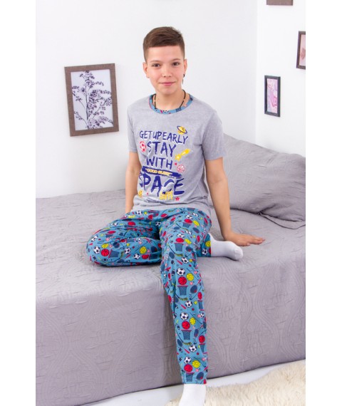 Піжама для хлопчика (підліткова) Носи Своє 164 Сірий (6376-002-33-1-v9)