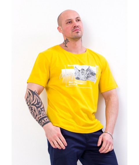 Men's T-shirt Wear Your Own 54 Yellow (8012-001-33-3-v28)