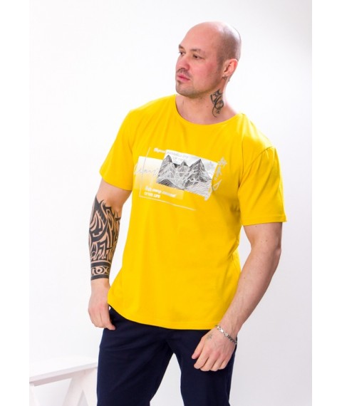 Men's T-shirt Wear Your Own 46 Yellow (8012-001-33-3-v5)