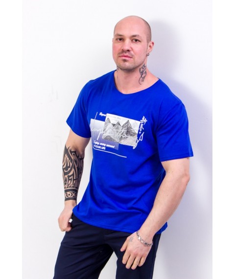 Men's T-shirt Wear Your Own 52 Blue (8012-001-33-3-v21)
