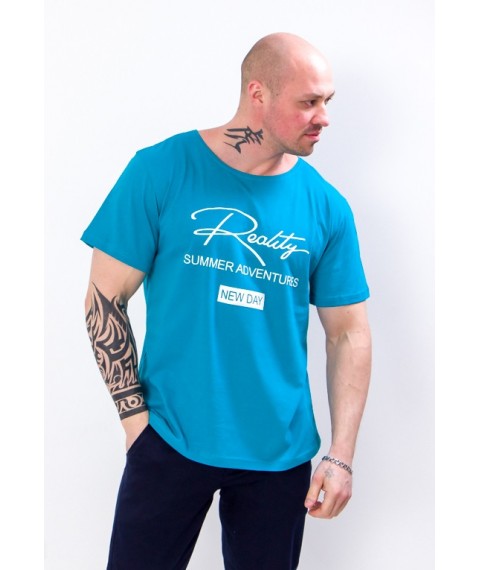 Men's T-shirt Wear Your Own 58 Blue (8012-001-33-4-v35)