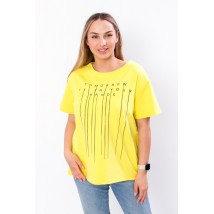Women's T-shirt Wear Your Own 48 Yellow (8127-057-33-v45)