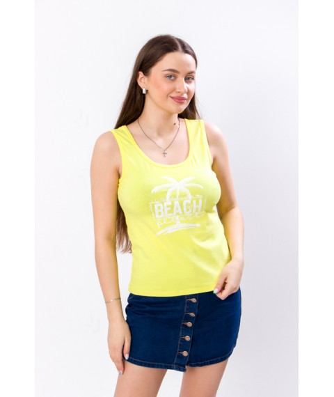 Women's T-shirt Wear Your Own 44 Yellow (8187-036-33-1-v3)