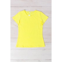 Women's T-shirt Wear Your Own 46 Yellow (8188-036-v36)