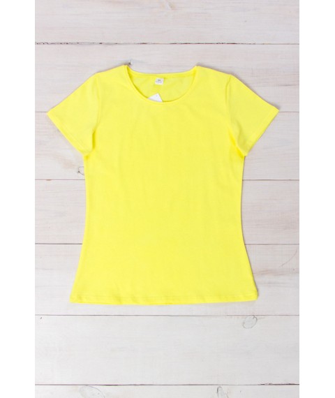 Women's T-shirt Wear Your Own 46 Yellow (8188-036-v36)