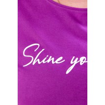 Women's T-shirt Wear Your Own 54 Violet (8200-001-33-v0)