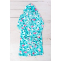 Dressing gown for girls Wear Your Own 40 Blue (9650-035-5-v29)