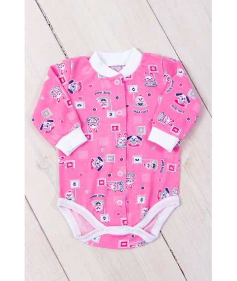 Nursery bodysuit for a girl Nosy Svoe 68 Pink (5047-002-5-v10)