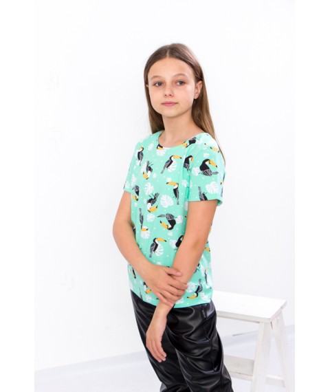 T-shirt for girls (teen) Wear Your Own 146 Mint (6012-043-3-v19)