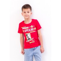 T-shirt for a boy Wear Your Own 110 Red (6021-001-33-4-v0)