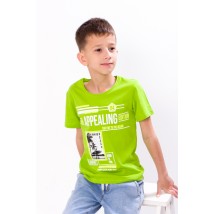 T-shirt for a boy Wear Your Own 110 Light green (6021-001-33-4-v1)