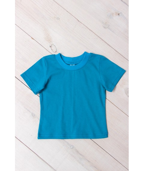 Children's T-shirt Wear Your Own 110 Turquoise (6021-001V-v237)