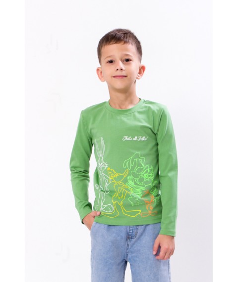 Jumper for a boy Wear Your Own 110 Green (6025-036-33-4-v14)
