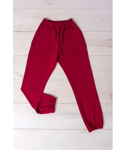 Pants for girls Wear Your Own 158 Burgundy (6060-057-5-v99)
