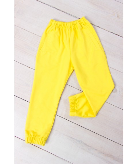 Pants for girls Wear Your Own 98 Yellow (6060-057-5-v7)