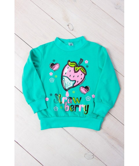 Jumper for girls Wear Your Own 98 Menthol (6069-023-33-5-v72)