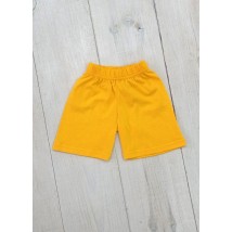 Boys' shorts Wear Your Own 98 Yellow (6091-001-v62)