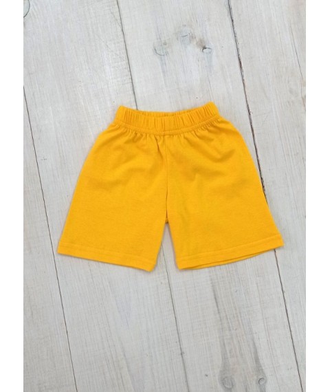 Boys' shorts Wear Your Own 98 Yellow (6091-001-v62)