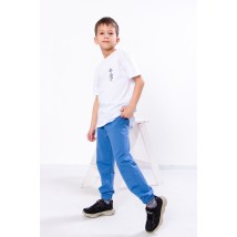 Pants for boys Wear Your Own 134 Blue (6155-057-4-v97)