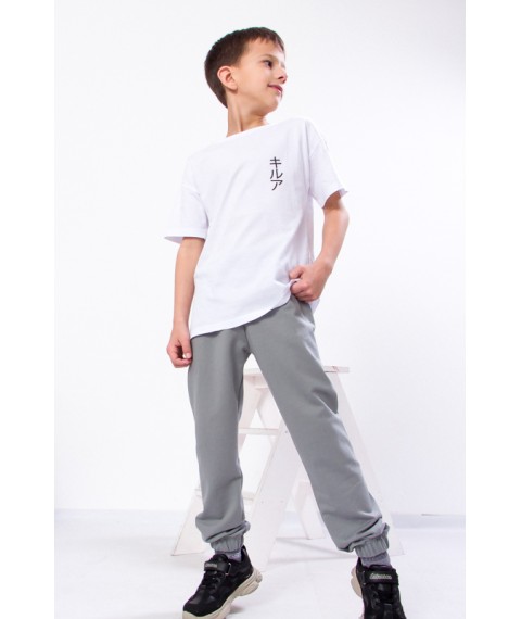 Pants for boys Wear Your Own 122 Gray (6155-057-4-v62)