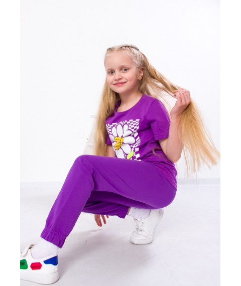 Pants for girls Wear Your Own 116 Purple (6155-057-5-v122)
