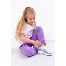 Pants for girls Wear Your Own 98 Purple (6155-057-5-v37)
