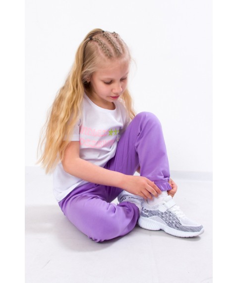 Pants for girls Wear Your Own 104 Purple (6155-057-5-v45)
