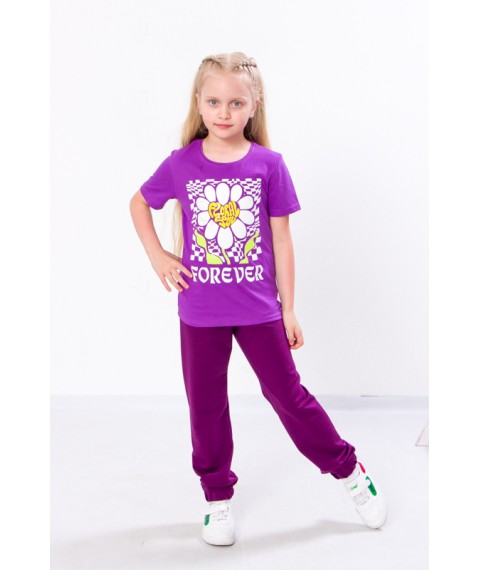 Pants for girls Wear Your Own 98 Violet (6155-057-5-v39)