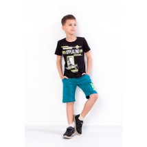 Комплект для хлопчика (футболка+бриджі) Носи Своє 116 Чорний (6187-057-33-1-v7)