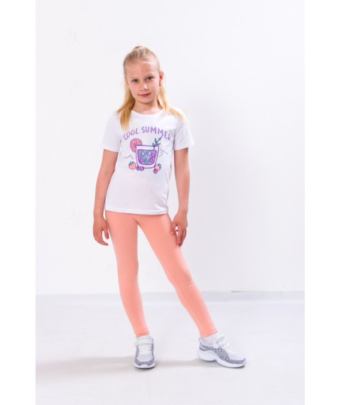 Set for a girl (T-shirt + tights) Wear Your Own 128 Pink (6194-036-33-1-v11)