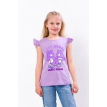 T-shirt for girls Wear Your Own 110 Violet (6199-001-33-v19)